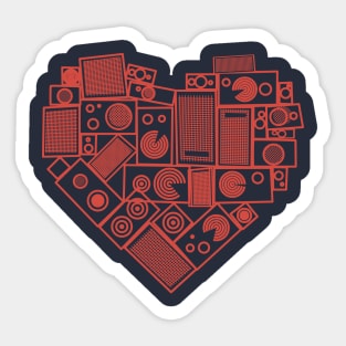 Love and Music Sticker